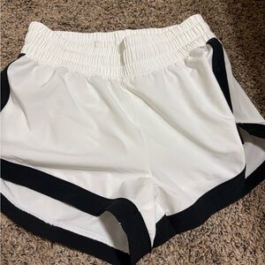 DSG white and black shorts